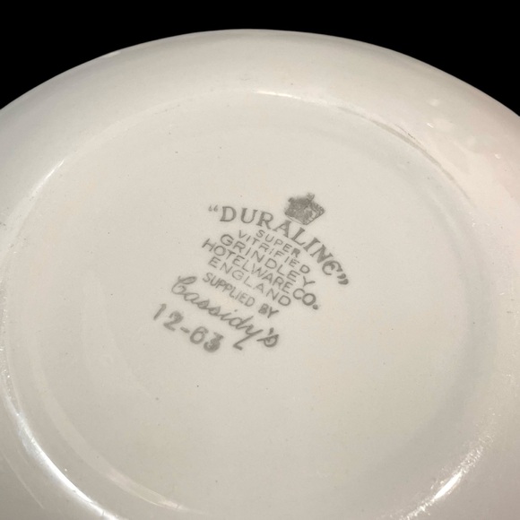 Vintage 1960s Cassidy's Duraline Super Vitrified England Teacup and Saucer - Picture 7 of 15